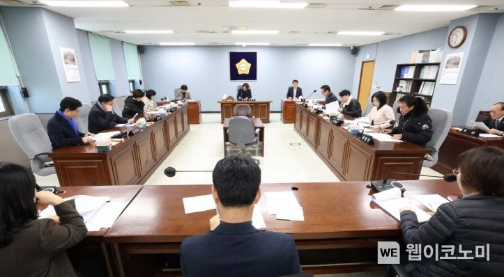 4일 진행된 성북구의회 운영위원회 회의
