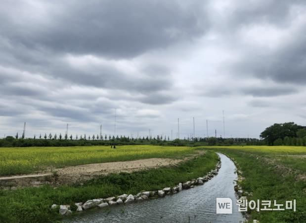 창릉천을 따라 걷는 강매석교 부근 행주누리길 (출처: 고양특례시)